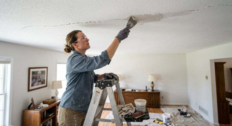 Bedroom Ceiling Repair in Wilmington, NC