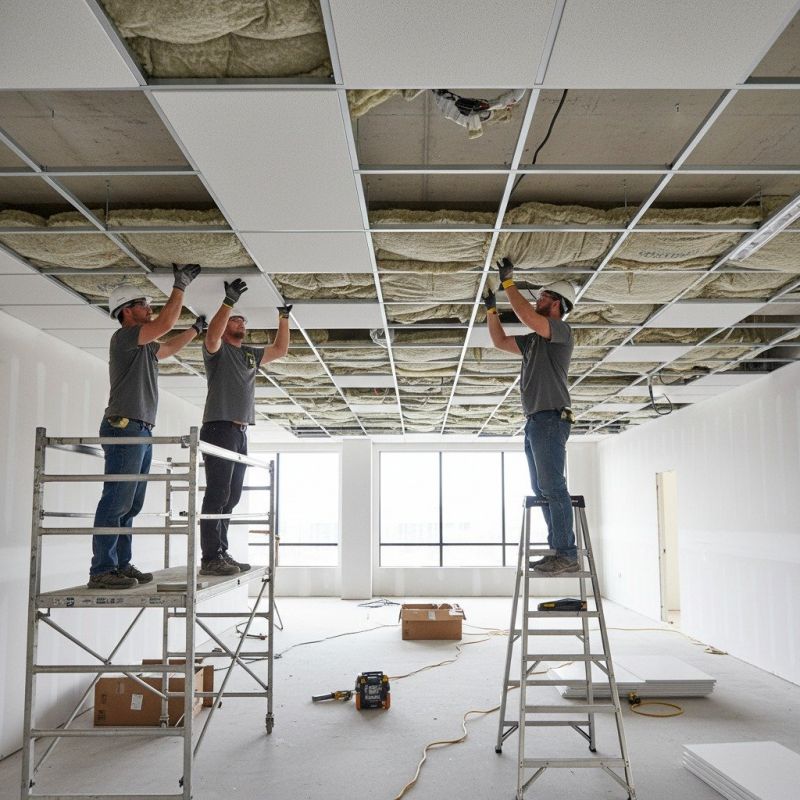 Ceiling Insulation Installation