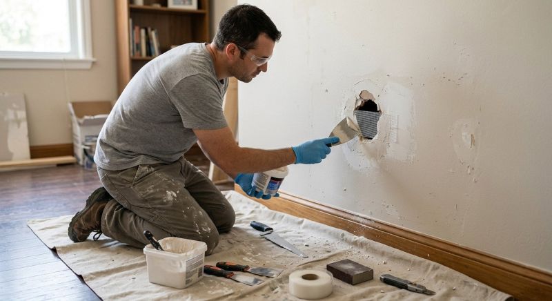 Drywall Crack Repair in Wilmington, NC