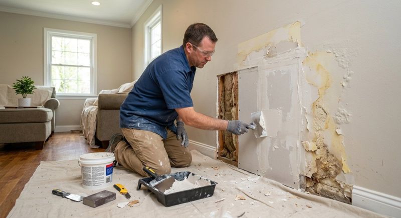Basement Drywall Repair in Alpharetta, GA