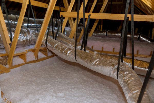 Attic Insulation Installation